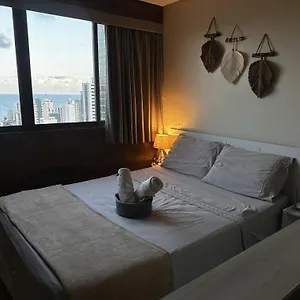  Apartamento Flat 26º Andar Com Vista O Mar- Próximo Ao Shopping E à